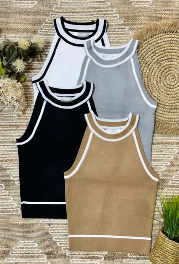 Blusa sin mangas con brillos - Imagen 2