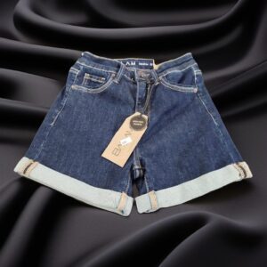 Short Balam mezclilla con dobladillo
