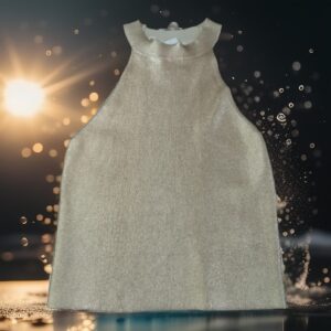 Blusa sin mangas con brillos