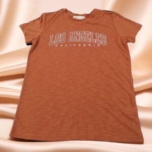 Playera de algodón estampada "Js Basic"