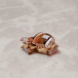 Arracadas Doble Diamante