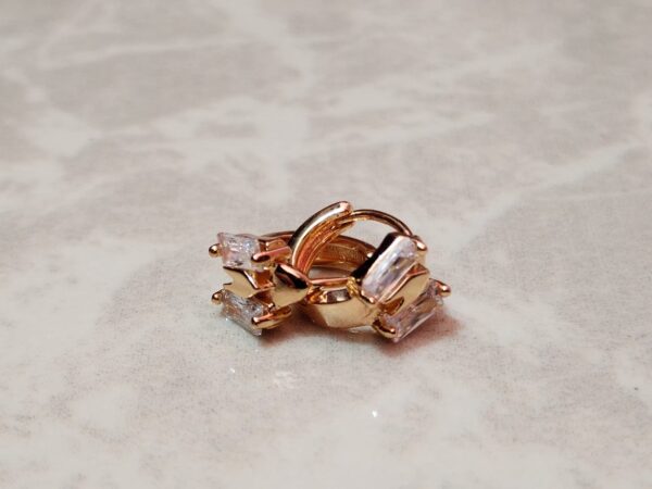 Arracadas Doble Diamante